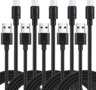🔌 5-pack 3ft cyvensmart android charger cable: fast charging micro usb cord for samsung galaxy, lg stylo, kindle fire & more logo