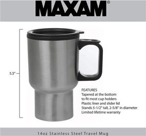 img 2 attached to Maxam 14Oz Stainless Steel Travel