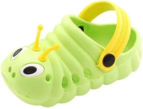 img 4 attached to 👞 TMEOG Sandals Caterpillar: Lightweight Slipper Boys' Shoes, Clogs & Mules