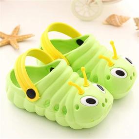 img 2 attached to 👞 TMEOG Sandals Caterpillar: Lightweight Slipper Boys' Shoes, Clogs & Mules