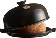 🍞 emile henry bread cloche, 13.2 x 11.2 inches, charcoal - made in france логотип