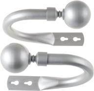 enhance your curtains with the bedford home solid sphere holdback: stylish and functional curtain tiebacks логотип