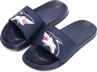 skywheel slippers unisex child comfort non slip boys' shoes : sandals logo