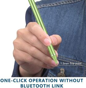 img 1 attached to Digital Stylus Pens For Touch Screens Fine Point Stylist Pen Precise And Smooth Stylish Pencil (Green)