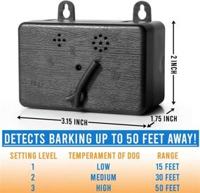 img 3 attached to 🐶 Petsonik Bark Stopper Outdoor Bark Box Device: Regain Peace of Mind and Control Dog Barking - 2019 Upgraded Mini Bark Control with Free E-Book