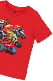 img 1 attached to Monster Machines Toddlers Sleeve T Shirt