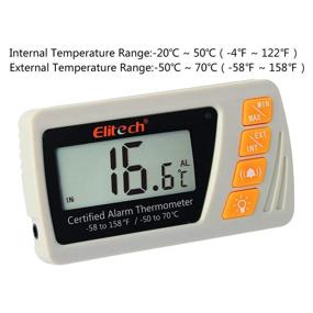 img 2 attached to Elitech Thermometer External Refrigerator Incubator
