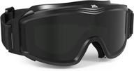 🔥 xaegistac xtg07 tactical airsoft goggles - anti fog military glasses with interchangeable lenses (ballistic safety) for shooting, hunting, paintball logo
