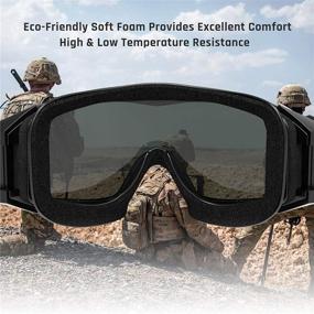 img 2 attached to 🔥 XaegisTac XTG07 Tactical Airsoft Goggles - Anti Fog Military Glasses with Interchangeable Lenses (Ballistic Safety) for Shooting, Hunting, Paintball