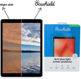 img 2 attached to 👁️ Защитная пленка с фильтром от синего света Ocushield для Apple iPad Pro 11" (2018 и 2020)/iPad Air 10.9" (2020) - Защита глаз, медицинское устройство с аккредитацией, антибликовое покрытие.