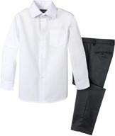 boys' dress pants and shirt by spring notion logo