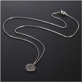 img 2 attached to HUIMEI Sterling Silver Pendant Necklace
