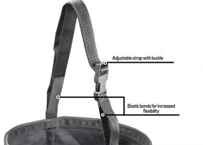 img 1 attached to 🦺 Derby Originals Breathable Canvas Feed Bag: No-Spill Design for Mess-Free Feeding