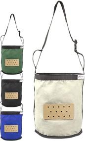 img 4 attached to 🦺 Derby Originals Breathable Canvas Feed Bag: No-Spill Design for Mess-Free Feeding