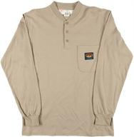 👕 rasco fr henley t shirt: preshrunk men's clothing for ultimate comfort & safety logo