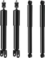 🚗 findauto shocks struts - front and rear shocks absorbers for chevy avalanche, suburban, tahoe, gmc yukon - compatible with 2002-2006 models - shocks sets included - 344381 logo