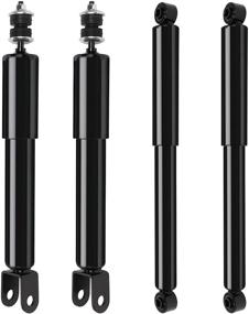 img 4 attached to 🚗 FINDAUTO Shocks Struts - Front and Rear Shocks Absorbers for Chevy Avalanche, Suburban, Tahoe, GMC Yukon - Compatible with 2002-2006 Models - Shocks Sets Included - 344381