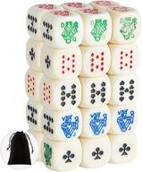 pieces 6 sided poker great games logo