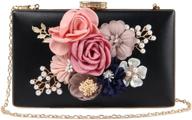🌺 lanpet women's evening bag: exquisite flower wedding clutch purse with beaded floral design for brides logo
