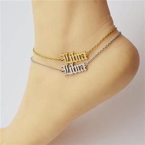 img 2 attached to 🌟 Nanafast Zodiac Constellation Anklet - Adjustable Stainless Steel Link Bracelet with Astrology Signs: Perfect Girl's Birthday Gift