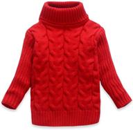 🎄 vifuur turtleneck sweater: festive boys' and girls' christmas clothing for warm and stylish sweaters logo