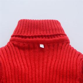 img 1 attached to 🎄 VIFUUR Turtleneck Sweater: Festive Boys' and Girls' Christmas Clothing for Warm and Stylish Sweaters