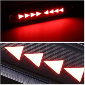 img 2 attached to 💡 DNA Motoring Sequential LED Third Tail Brake Light Stop Lamp for GMC Sierra 2015, 3D Design, T4 LED, Black