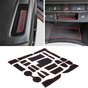 img 4 attached to JDMCAR Custom Liner Accessories Compatible With Chevy Colorado/GMC Canyon 2015-2021 2022 Interior Accessories