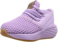 π fresh foam cruz decon v2 bungee running shoe for new balance kids logo