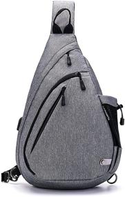 img 3 attached to Water-Resistant Crossbody Backpack Shoulder Bag - TurnWay