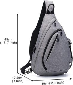 img 2 attached to Water-Resistant Crossbody Backpack Shoulder Bag - TurnWay