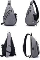 water-resistant crossbody backpack shoulder bag - turnway логотип