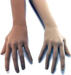 img 4 attached to Flexible Second Skin Seamless Illusion Elastic Gloves