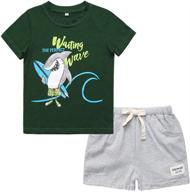 little clothing summer graphic shorts boys' clothing for clothing sets logo
