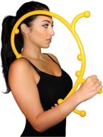 💆 nayoya back hook massager: revolutionary full body self massage tool for myofascial release, knot relief, and deep tissue therapy logo