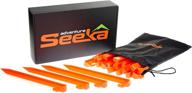 large 24 pack sand stakes logo