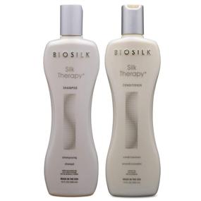 img 2 attached to 🧴 BIOSILK Silk Therapy Duo Set: Luxurious 12 Oz Shampoo and Conditioner for Silky Hair