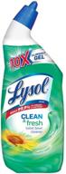 🚽 lysol power & fresh cling toilet bowl cleaner, country scent, 24 oz (pack of 4) - effective bathroom cleaning solution logo