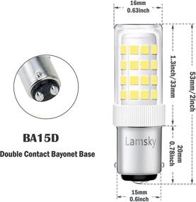 img 3 attached to Lamsky Daylight 🔆 Replacement Contact - Non-Dimmable