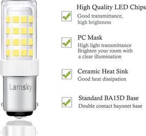 img 1 attached to Lamsky Daylight 🔆 Replacement Contact - Non-Dimmable