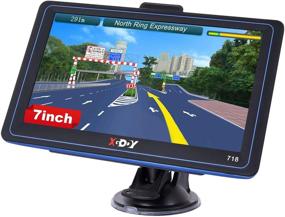 img 4 attached to Xgody 7 inch GPS Navigation 2020: North American Map, Voice Guidance, Lifetime Updates