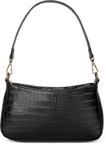 img 4 attached to Slocyclub Shoulder Classic Closure Crocodile Women's Handbags & Wallets and Shoulder Bags