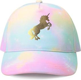 img 3 attached to 🦄 ACCSA Kids Trucker Hat: Girls Baseball Cap, Cute Unicorn Design, Adjustable Snapback, Ideal for Summer Sports, Travel, and Hiking