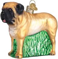 exquisite old world christmas dog collection glass blown ornaments - english mastiff breeds for your festive christmas tree логотип