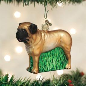 img 3 attached to Exquisite Old World Christmas Dog Collection Glass Blown Ornaments - English Mastiff Breeds for Your Festive Christmas Tree