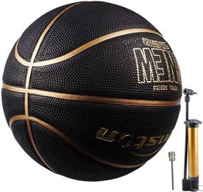 img 4 attached to 🏀 Senston Official Size 7 Basketball Ball - 29.5" for Outdoor & Indoor Use - Mens Basketballs