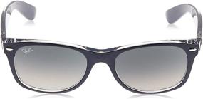 img 3 attached to 🕶 Stylish and Chic: Ray Ban Wayfarer Classic Matte Transparent Sunglasses