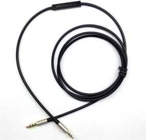 img 3 attached to Enhance Your Sennheiser Urbanite Headphones: NewFantasia Replacement Cable for iPhone with Microphone/Remote/Volume Control in Black