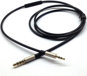 img 4 attached to Enhance Your Sennheiser Urbanite Headphones: NewFantasia Replacement Cable for iPhone with Microphone/Remote/Volume Control in Black