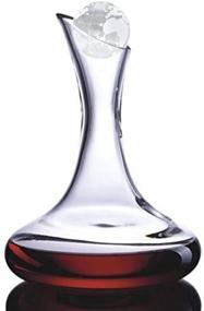 img 2 attached to 🍷 Enhance Your Wine Experience with the Amlong Crystal Lead-Free Crystal Wine Decanter – Perfect Wine Gift and Accessories, 58 oz Capacity, Including Globe Stopper!